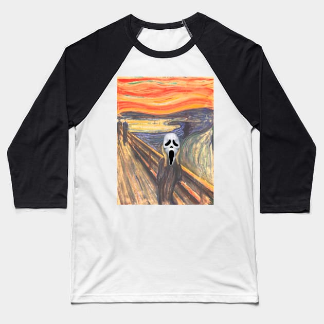 the Scream Baseball T-Shirt by ghjura